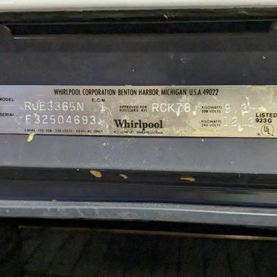 Whirlpool Electric Stove