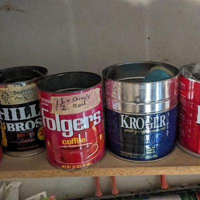 Contents of Garage Shelves