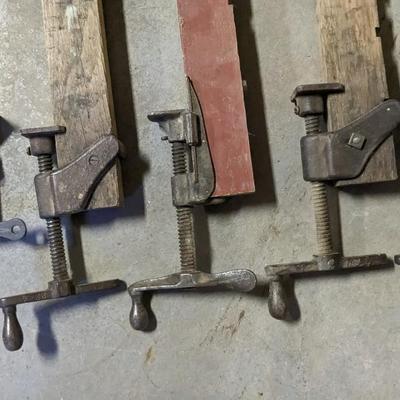 Large Vintage Clamps