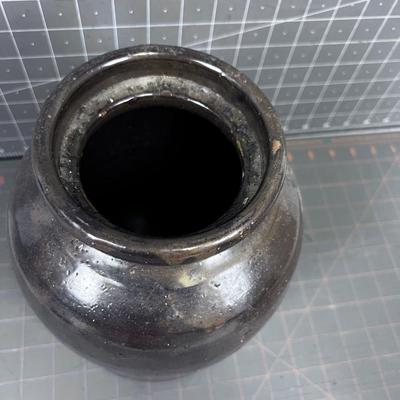 Antique Crock JAR - Probably 1/2 Gallon Salt Glaze