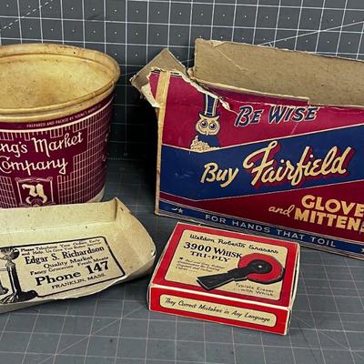 Antique Paper Packaging, COLLECTIBLE 