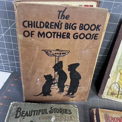 7 Late 1800's Children's BOOKS - Collectible. 
