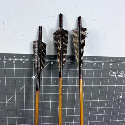 Vintage Long Bows with Arrows