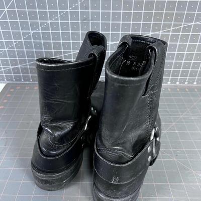 FRY Black Harness Boots 