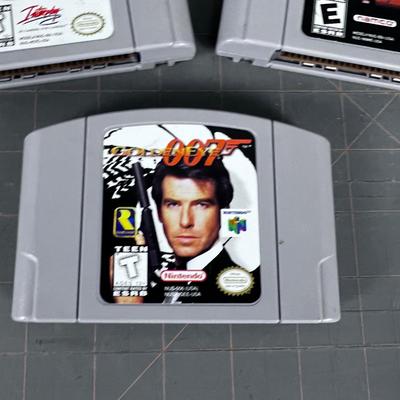 (3) Nintendo Misc. Games - Including Golden Eye 007 James Bond