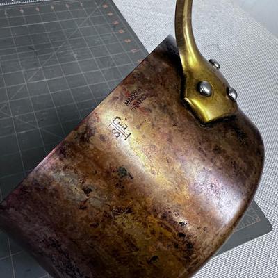 Made in France  Copper Clad Sauce Pan 