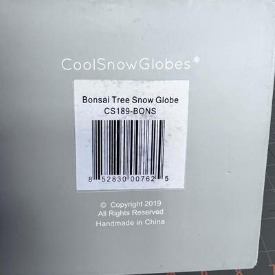 Snow Globe of Bonsai NICE! 