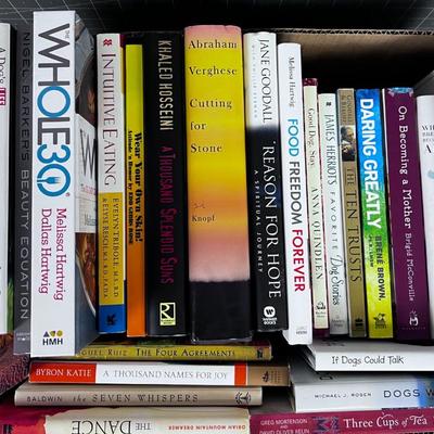 Box of Books: Novels, Self Help, Travel