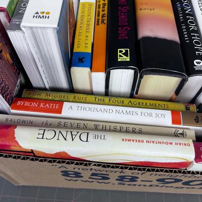 Box of Books: Novels, Self Help, Travel