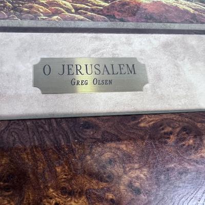 O' Jerusalem, by Greg Olsen, Framed (Jesus)  