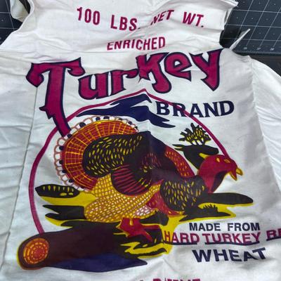 TURKEY Brand Flour Sack Lehi Roller Mill Apron 