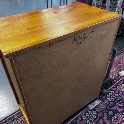 Knotty Pine 4-Drawer Chest 