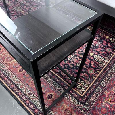 Glass Student Desk or Entry Table 