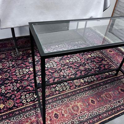 Glass Student Desk or Entry Table 
