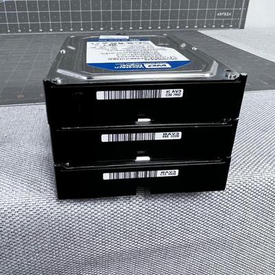 (3) Western Digital Hard Drives 