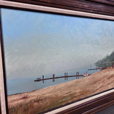 Untitled oil on Canvas Painting by Carl FUNSTH, Noted Idaho Artist  