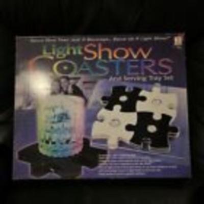 Light Show Coasters and Serving Tray Set
