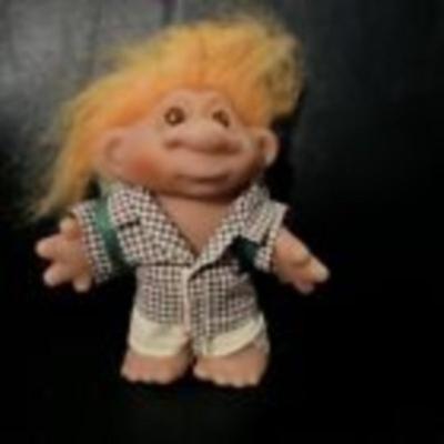 1986 BACKPACKER - 5" DAM Troll Doll
