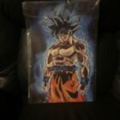 Anime Dragon Ball Z Goku Wall Scroll Poster Home Decor Art Cos Painting Gift