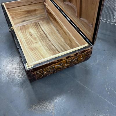 Antique Asian HOPE Chest, Camphor Wood