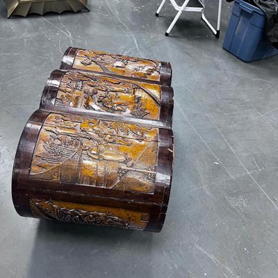 Antique Asian HOPE Chest, Camphor Wood
