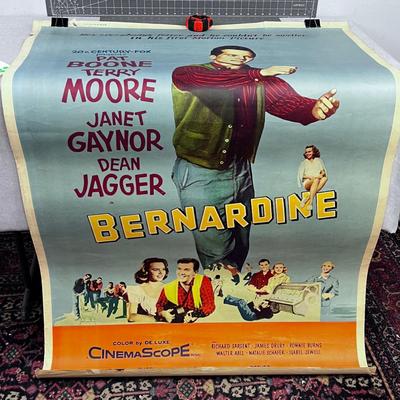 FULL SHEET Movie Poster "BERNADINE" Staring Pat Boone 1957