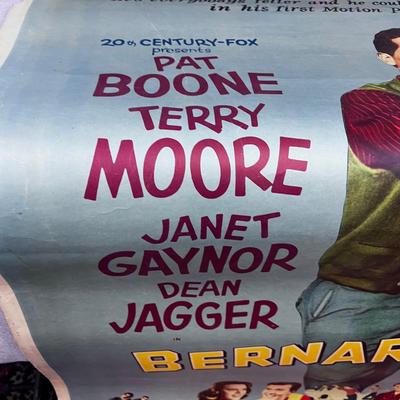 FULL SHEET Movie Poster "BERNADINE" Staring Pat Boone 1957