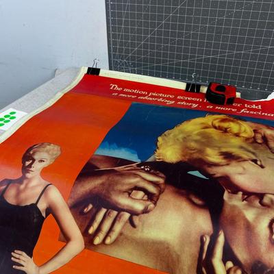 "JEANNE EAGELS" Staring Kim Novak FULL SHEET Movie Poster