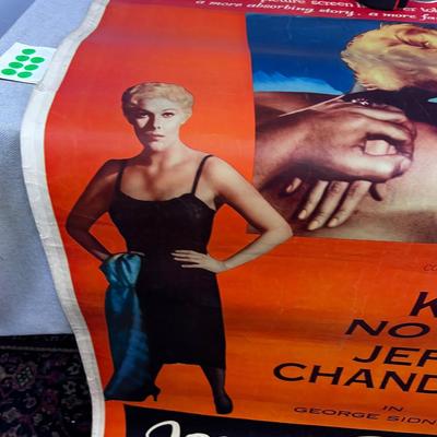 "JEANNE EAGELS" Staring Kim Novak FULL SHEET Movie Poster