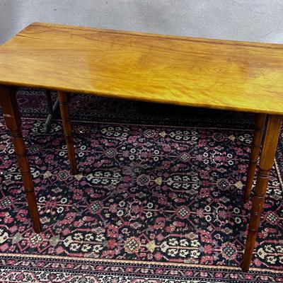 Antique Folding Camp Table  WOOD