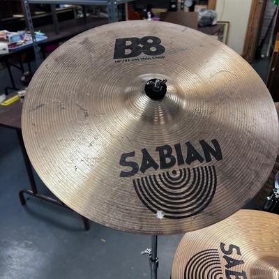 CB Drum Set: 4 Drums and 4 Symbols and all the stands