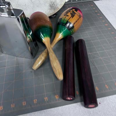Tambourine, Cow Bell and other Percussion Items