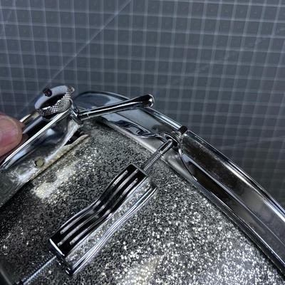 Ludwig Vintage Snare Drum, Silver Sparkles 