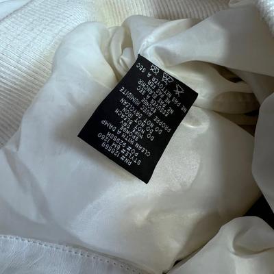 Members Only White Leather Jacket 