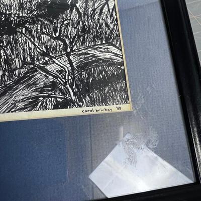 INK on paper Drawing by Carol Brickey