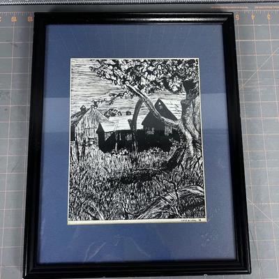 INK on paper Drawing by Carol Brickey