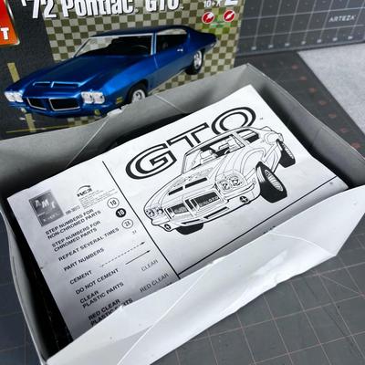 1972 GTO Partially Build Model In Original Box