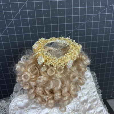 Little Angle Doll Porcelain with Stand 