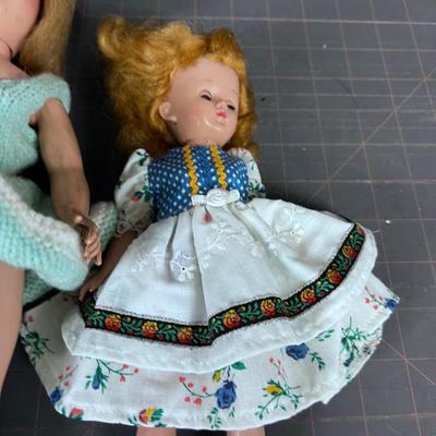 2 Vintage Composition Dolls 1 is Mary Hoyer and other is Jill Vogue Doll