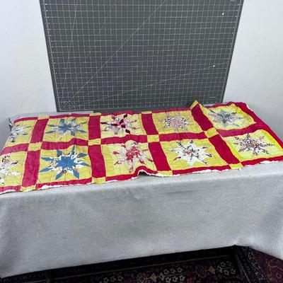 Antique Patchwork Quilt Pillow 