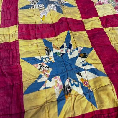 Antique Patchwork Quilt Pillow 