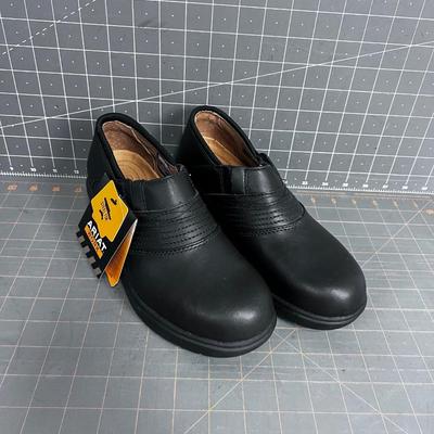 NEW Steel Toe ARIAT Work Shoe NEW Women's Safety Clog BLACK 