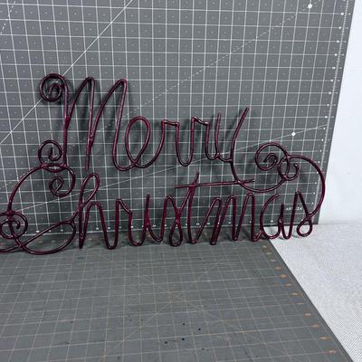 Iron Red MERRY CHRISTMAS 