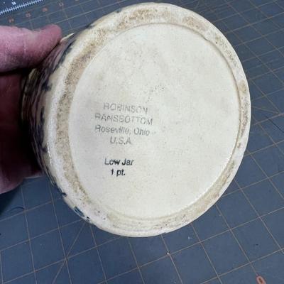 One Pint Blue Sponge Wear Jar includes Lid