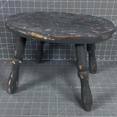 Milk Stool From the Farm, Charcoal Color