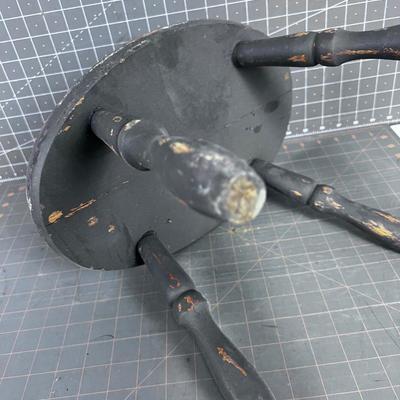Milk Stool From the Farm, Charcoal Color