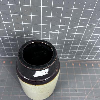 Antique Crock Jar 2 Toned
