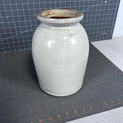Antique Crock Gallon Jar Stoneware