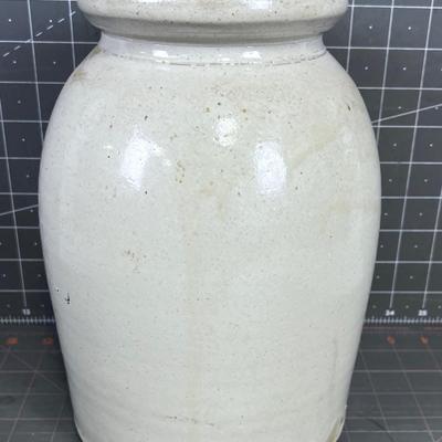 Antique Crock Gallon Jar Stoneware