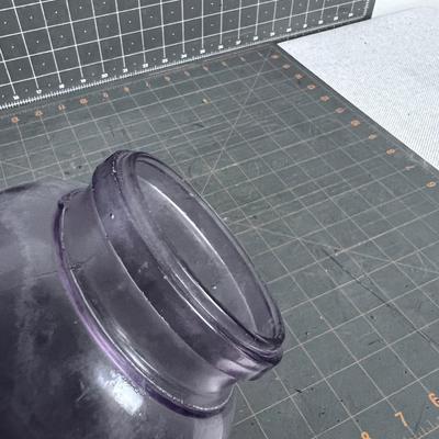 Antique Canning Jar ECONOMY Trademark 1/2 Gallon 